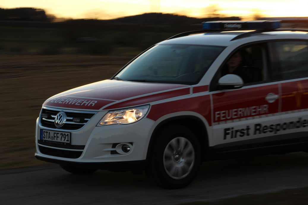 First Responder in Fahrt